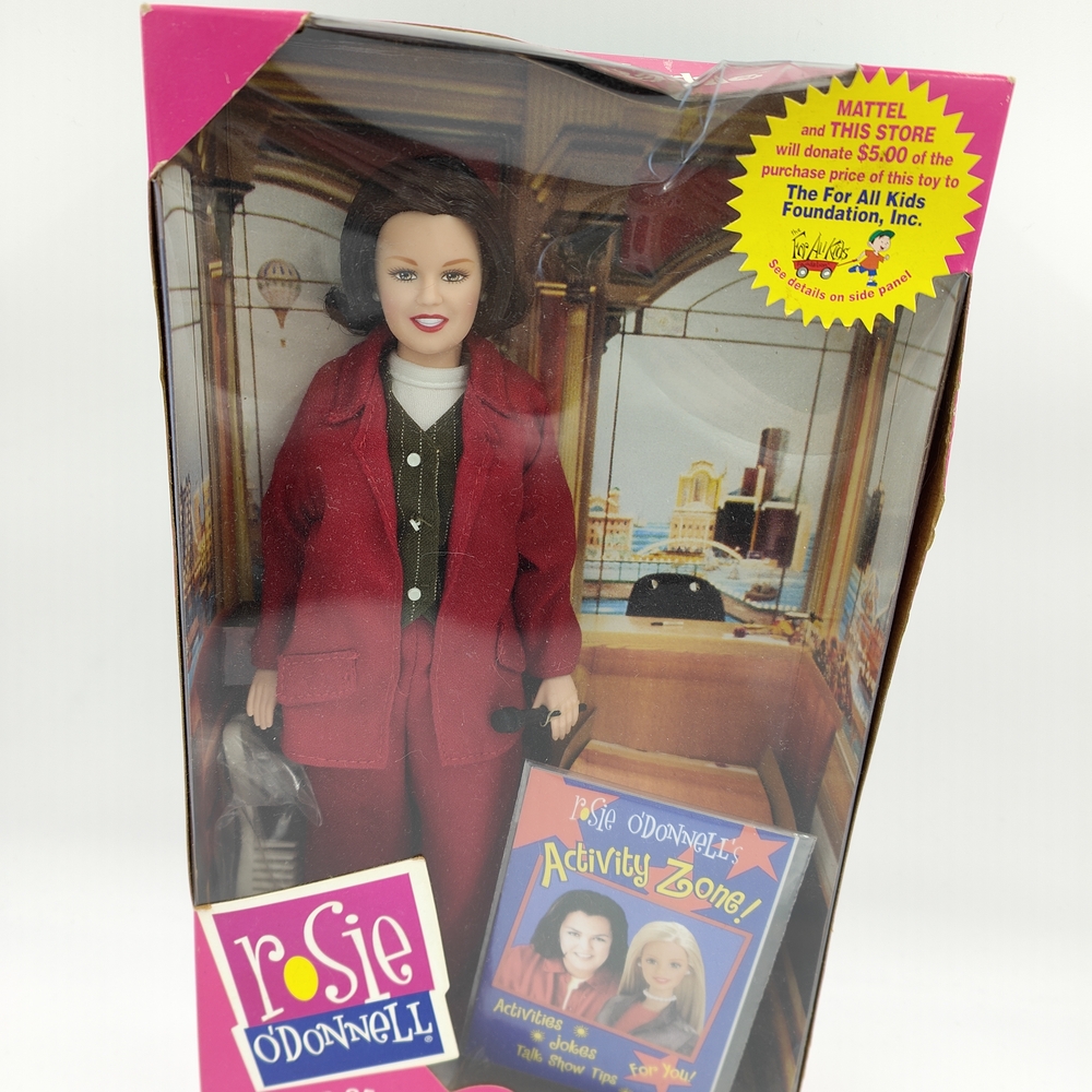Rosie O'Donnell Doll in Red Outfit